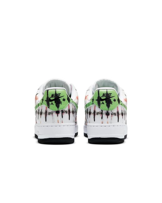 Nike White (Wmns) Air Force 1 Tie Dye'