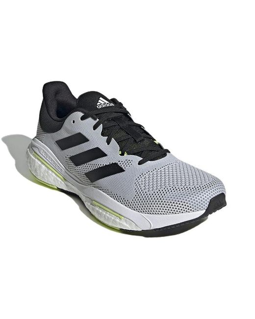 Adidas White Solarglide 5 Pulse Lime' for men
