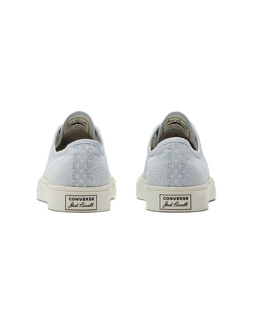 Converse White Jack Purcell Hybrid Low 'World Denim for men