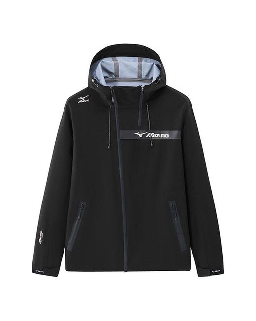 Mizuno Black Outdoor Jacket for men