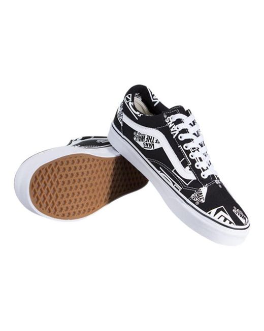 Vans Black Old Skool 'Logo Mix' for men