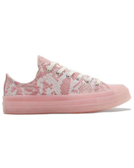 Converse Pink Golf Wang X Chuck 70 Low Python' for men