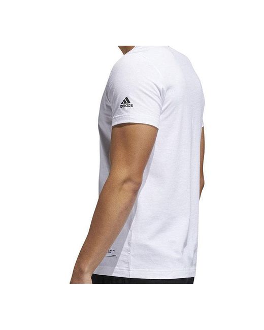 Adidas White Gfx T China Short-Sleeve Tee for men