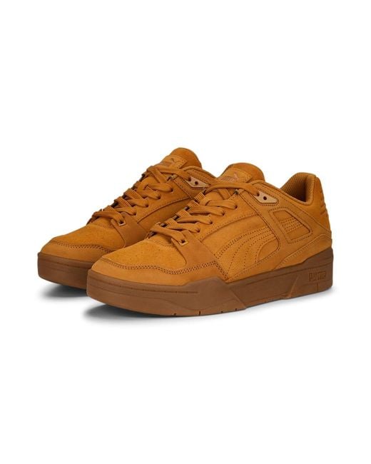 PUMA Brown Slipstream Suede Sneakers for men
