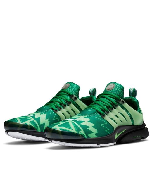 Nike Green Air Presto 'Naija' for men