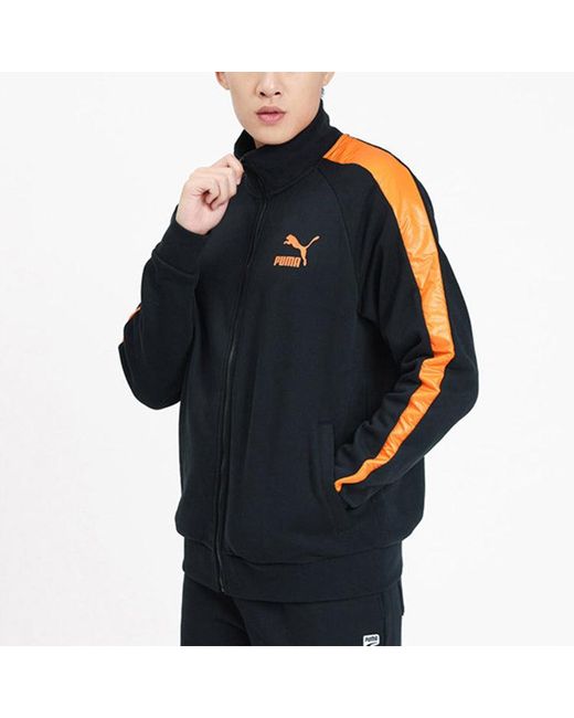 PUMA Blue Iconic T7 Track Jacket for men