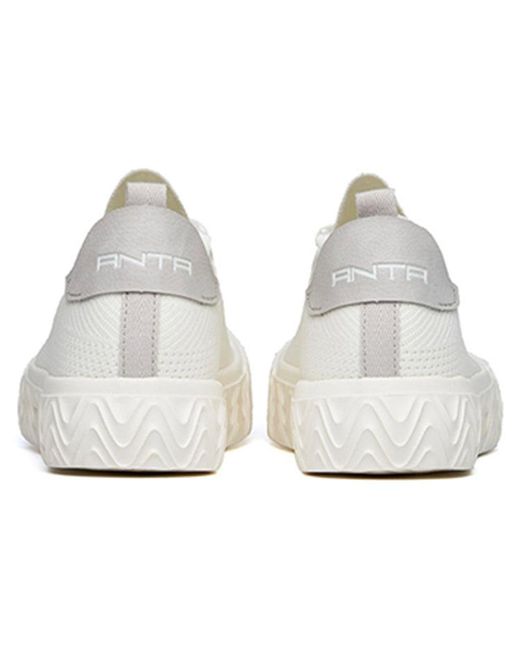 Anta White (Wmns) Life Series Sneakers 'Ivory'
