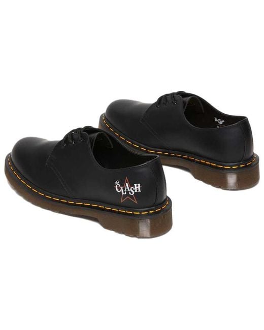 Dr. Martens Black 1461 The Clash Made for men