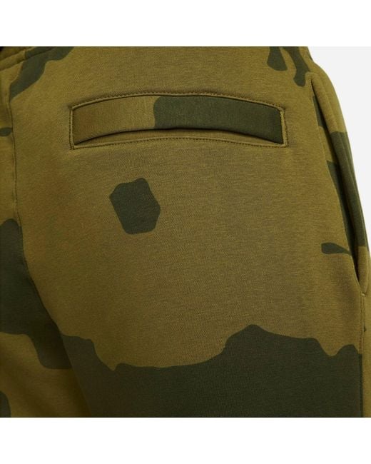 Nike Green Sportswear N7 Club Fleece Sweatpants 'Camo' for men