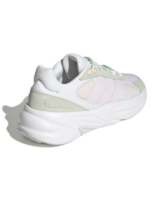 Adidas White (Wmns) Ozelle Cloudfoam Lifestyle Running Shoes Almost'