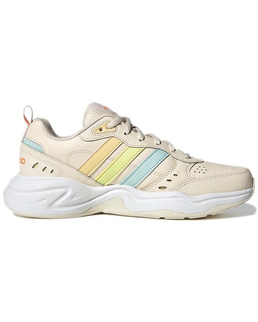 Adidas Neo Strutter Running Shoes Yellow in White | Lyst