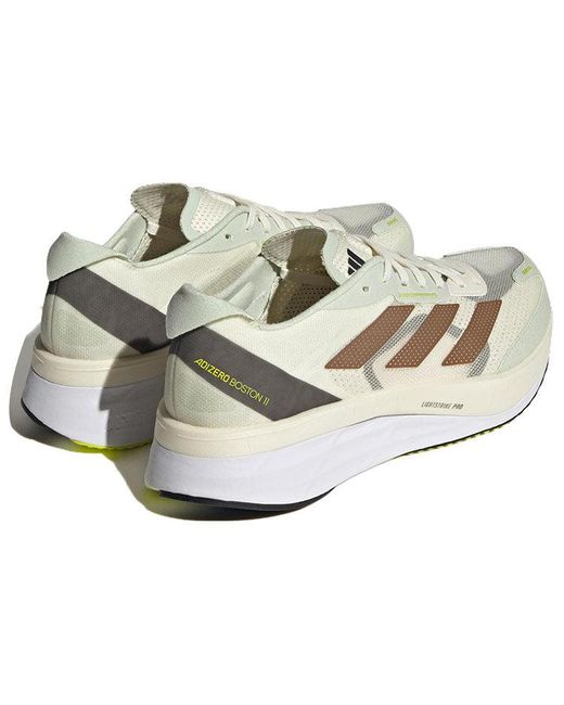 Adidas White Adizero Boston 11 Shanghai Marathon for men