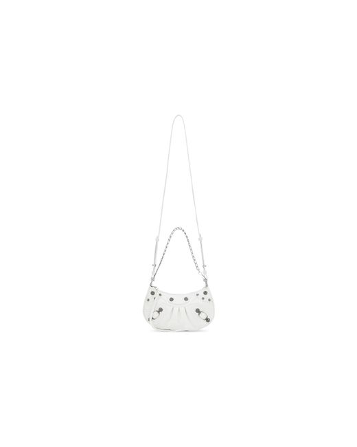 Balenciaga White (Wmns) Le Cagolele Cagole Mini Bag With Chain