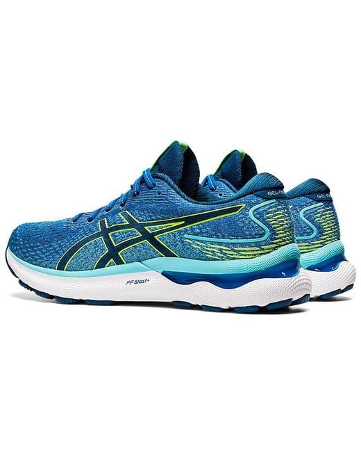 Asics Blue Gel-nimbus 24 Running Shoes - D/medium Width for men