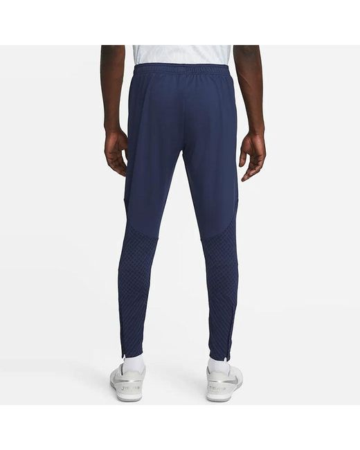 Nike Blue Solid Color Logo Soccer/Football Sports Pants/Trousers/Joggers Paris Saint-Germain Autumn for men