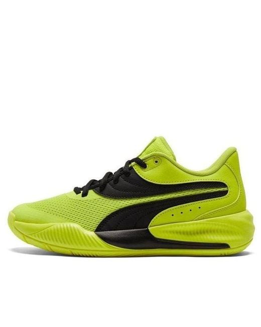 PUMA Yellow Triple Basketball Glow' for men