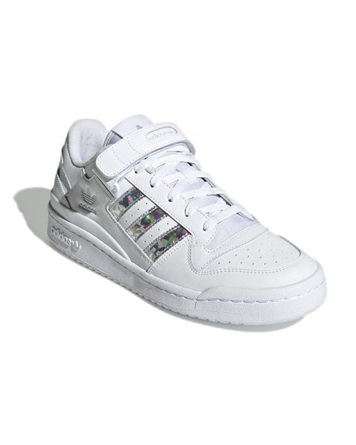 Adidas White Originals Forum Low Sneakers for men