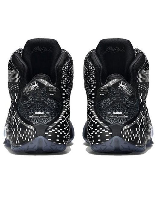 Nike Black Lebron 12 'Bhm' for men