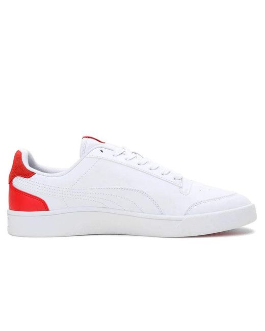 PUMA White Shuffle Sneakers for men