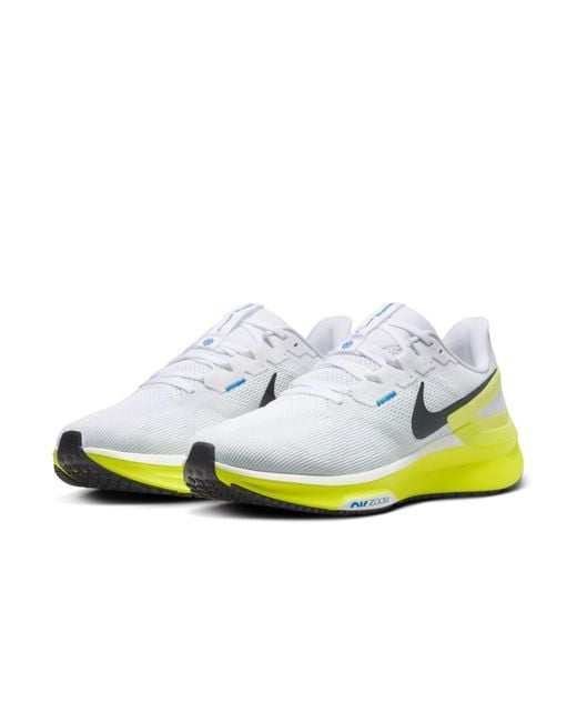 Nike Yellow Air Zoom Structure 25 Cyber' for men