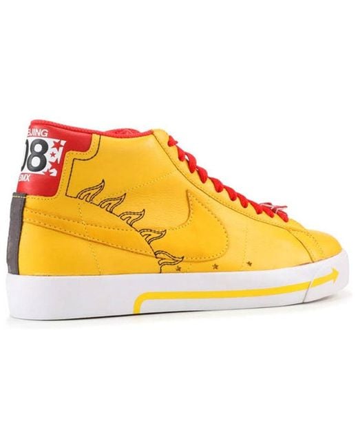 Nike Yellow Michael Lau X Blazer Premium Sb 'China Bmx' for men
