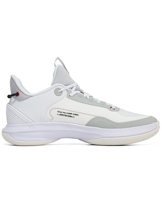 Li-ning White Flashing Mid for men