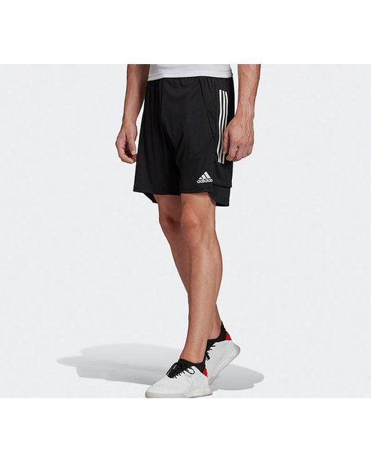 Adidas Black Con20 Tr Sho Football Training Shorts for men