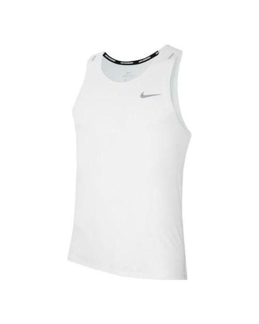 Nike White Dri-Fit Vest for men