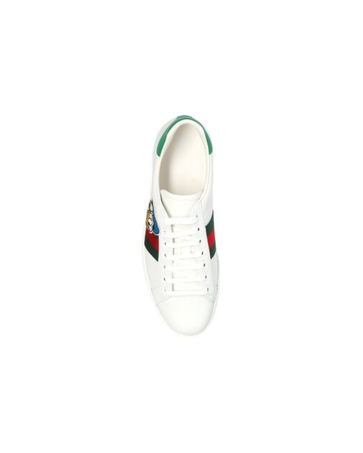 Gucci White Disney X Ace Donald Duck' for men
