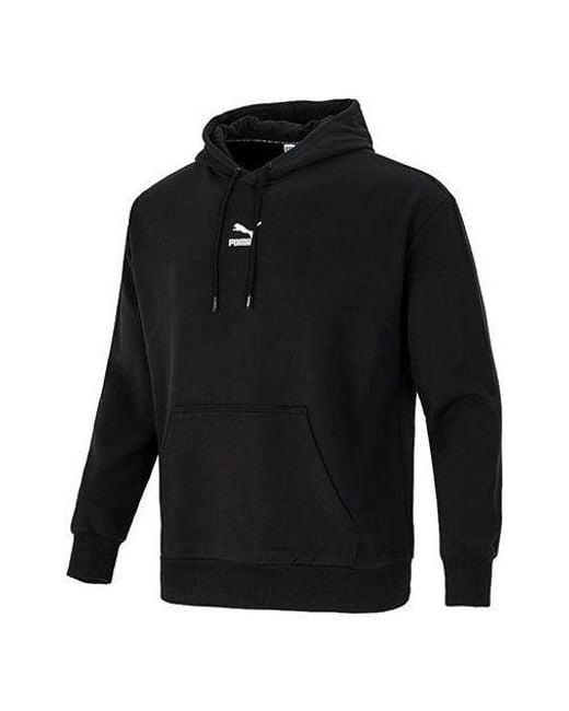 PUMA Black Logo Printing Knit Sports for men