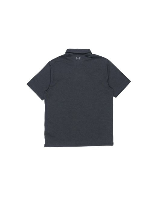 Under Armour Blue Playoff Golf Sports Thin And Light Breathable Loose Short Sleeve Polo Shirt for men