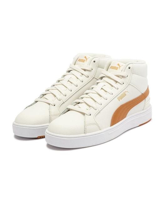 PUMA White Serve Pro Lite Mid for men