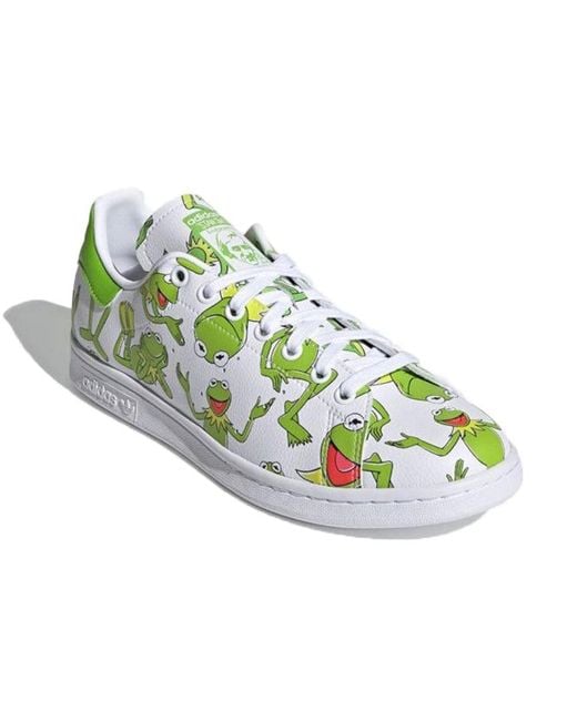 Adidas Green The Muppets X Stan Smith 'Kermit The Frog Allover Print' for men