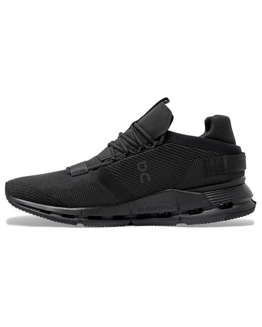 On Shoes Black Cloudnova Eclipse' for men