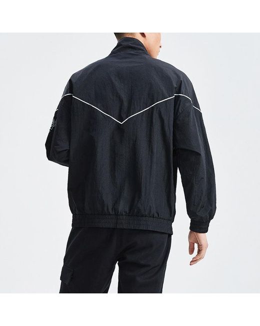 Li-ning Black Way Of Wade Logo Sports Jacket for men