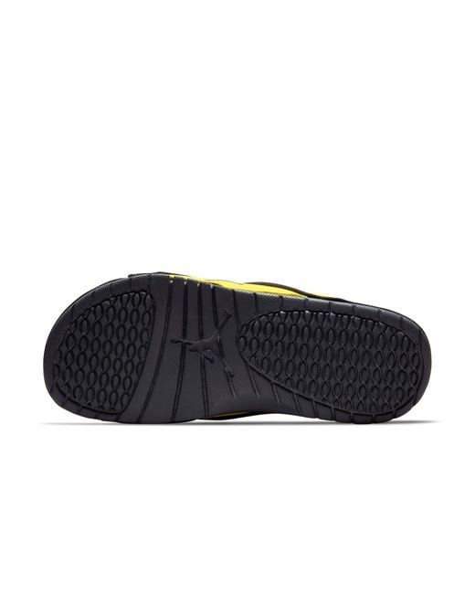 Nike Yellow Hydro Slide 4 'Lightning' for men