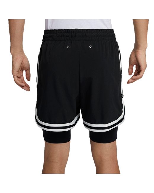 Nike Black Kevin Durant 4" Dna 2-In-1 Basketball Shorts (Asia Sizing) ' Sail' for men