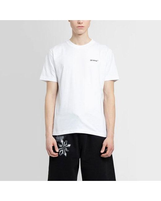 Off-White c/o Virgil Abloh Black ' Off- Ss22 Solid Color Cotton Zebra Printing Short Sleeve T-Shirt for men