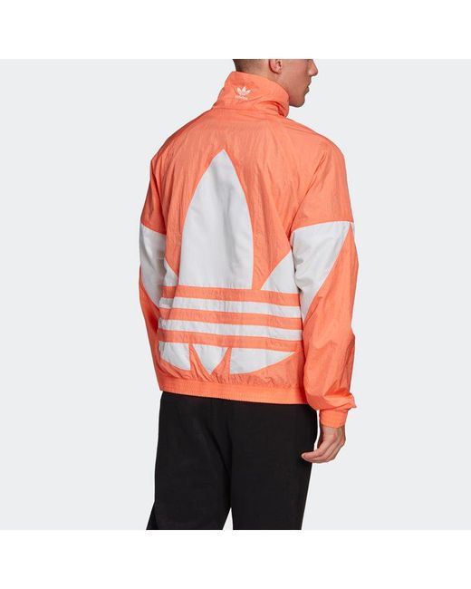 Adidas Orange Originals Ss20 Big Trefoil Track Jacket For for men