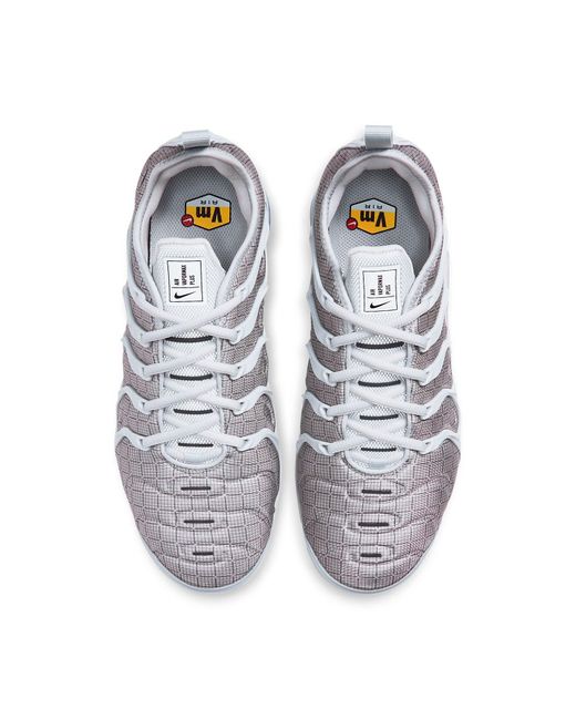 Nike Gray Air Vapormax Plus 'Pure Platinum' for men