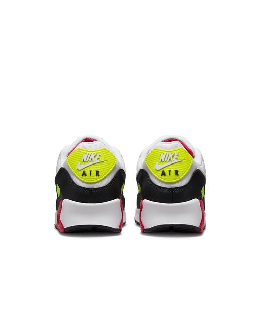 Nike White Air Max 90 Volt Rush' for men