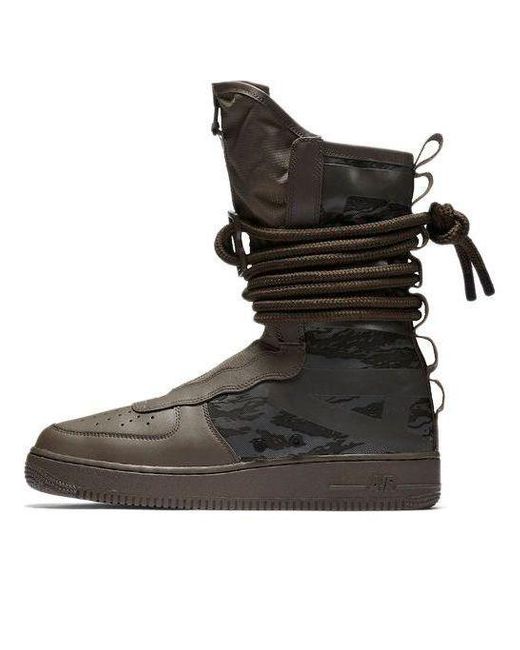 Nike Black Sf Air Force 1 High 'Ridgerock' for men