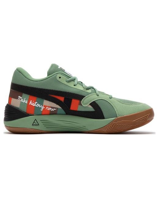 PUMA Green Trc Blaze Court X Fives 'Dusty Forest' for men
