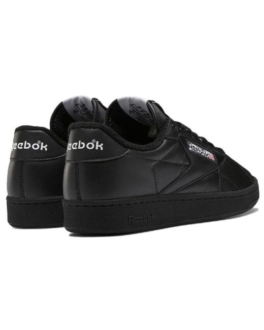 Reebok Black Club C Grounds Low Tops Casual Skateboarding Shoes