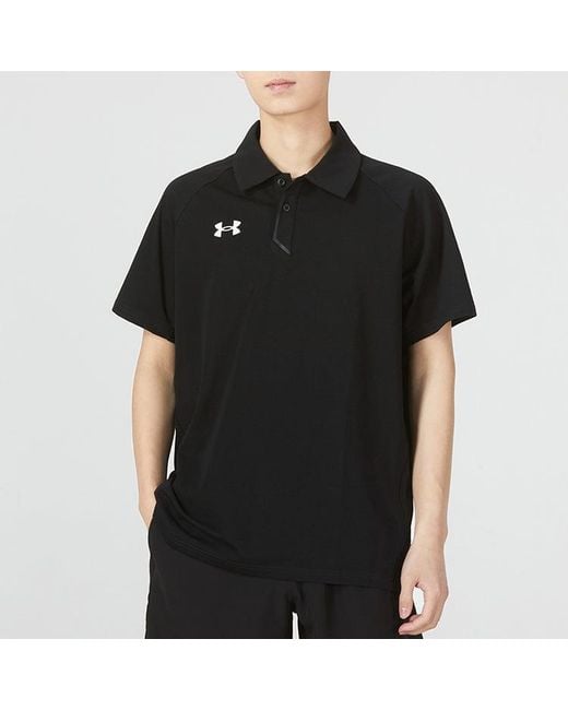 Under Armour Black Polo Shirts for men