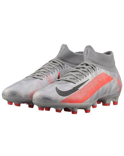 Nike Red Mercurial Superfly 7 Elite Ag Artificial Grass for men