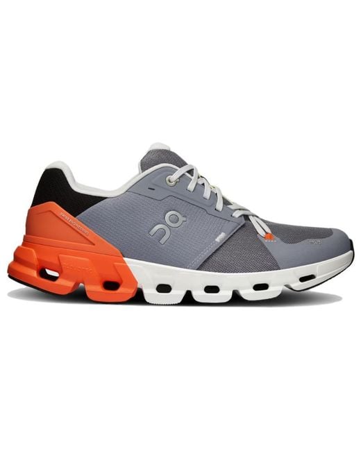 On Shoes Blue Cloudflyer 4 'Fossil Flame' for men