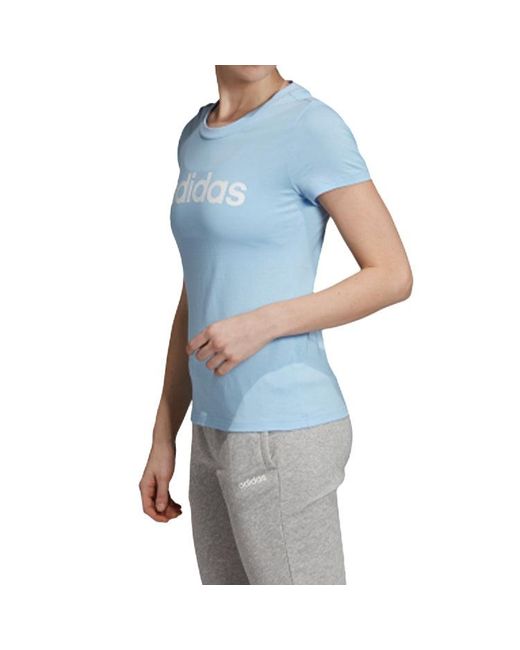 Adidas Blue (Wmns) Sports Stylish Short Sleeve
