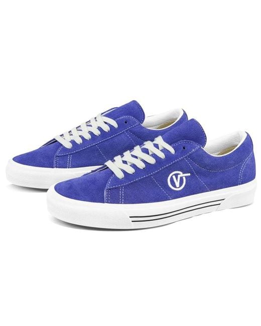 Vans Blue Sk8 Mid Sid Suede Baja for men