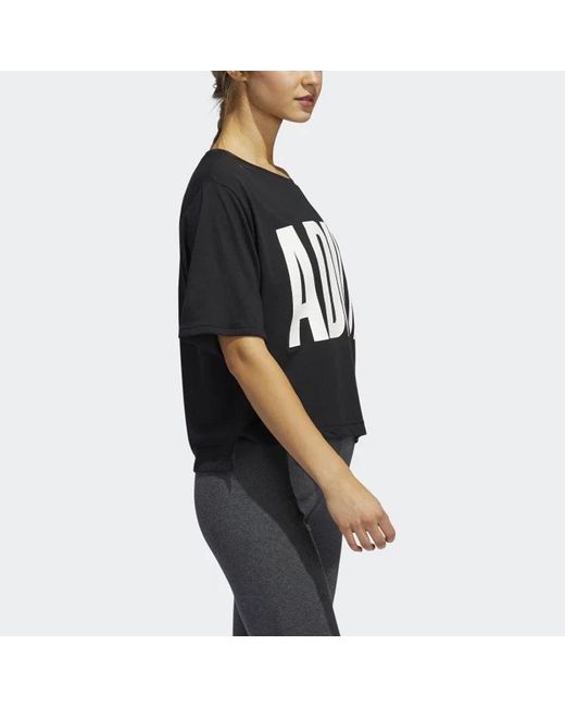 Adidas Black (Wmns) T-Shirt Asia Sizing